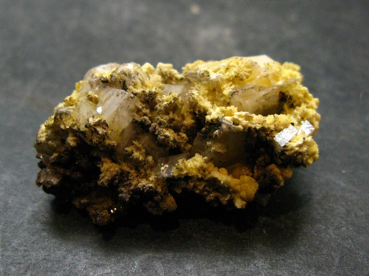 Nice Large Yellow Mimetite Cluster from Mexico - 1.5"