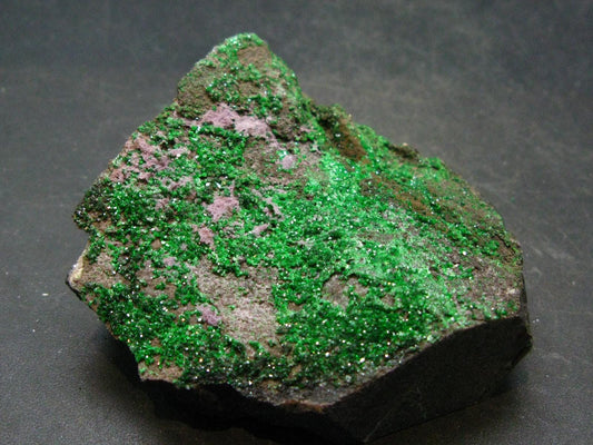 Large Uvarovite (Green Chromium Garnet) Cluster From Russia - 2.6" - 136.47 Grams