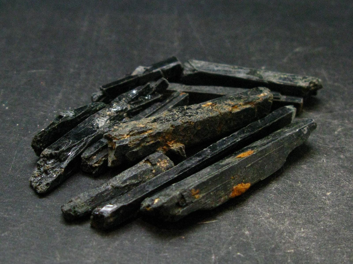 Lot of 10 Rare Aegirine Crystals From Malawi - 33.44 Grams