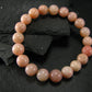Pink Opal Genuine Bracelet ~ 7 Inches ~ 9mm Round Beads