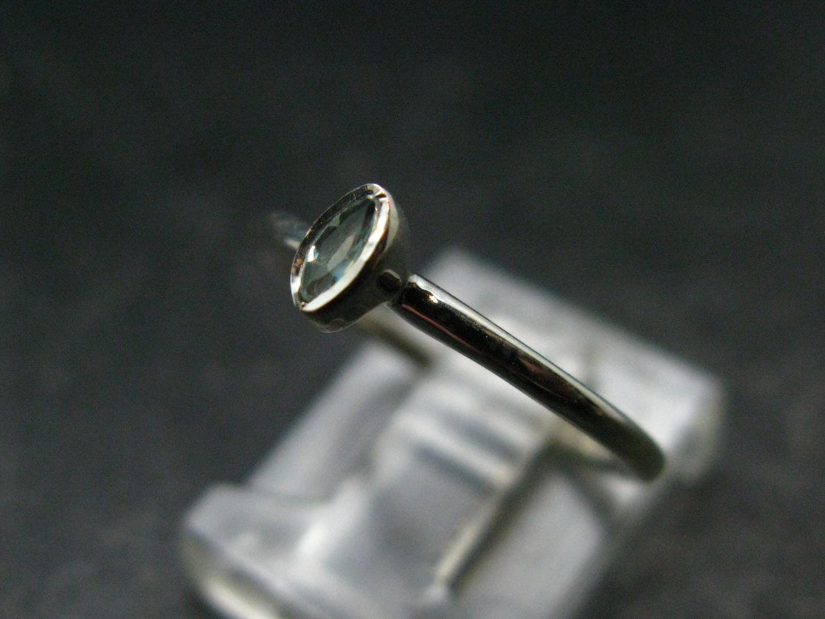 Genuine Alexandrite Gem Silver Ring From Russia - Size 6 - 1.26 Grams