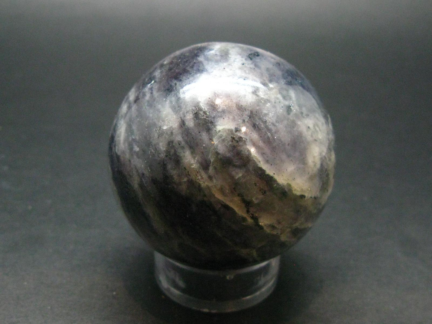 Rare Iolite Cordierite Sphere from Tanzania - 197.30 Grams - 2.0"