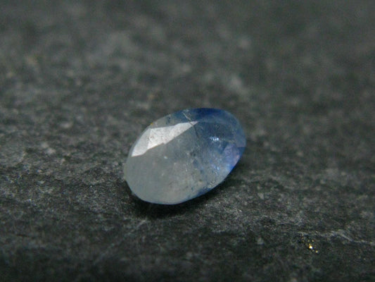 Gem Benitoite Cut Stone From California - 0.57 Carats - 6.5x4.0mm