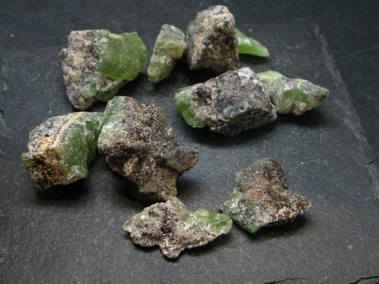 Rare Lot of 10 Smithsonite Crystals From Namibia - 64.32 Grams