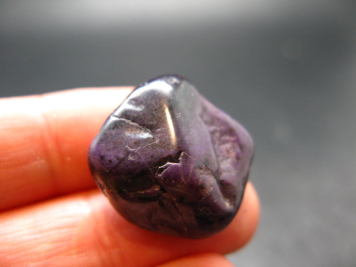 Purple Sugilite Tumbled Piece From South Africa - 0.7" - 6.0 Grams