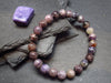 Charoite Genuine Bracelet ~ 7 Inches ~ 8mm Round Beads