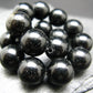 Tibetan Tektite Genuine Bracelet ~ 7 Inches ~ 12mm Round Beads