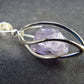 Purple Scapolite Pendant in SS From Afghanistan - 1.3" - 2.57 Grams