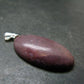 Purple Jade Silver Plated Pendant From Turkey - 1.5" - 4.93 Grams