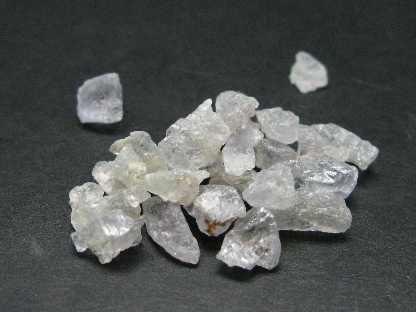 Lot of 25 Gray Herderite Crystals from Africa - 25.65 Carats