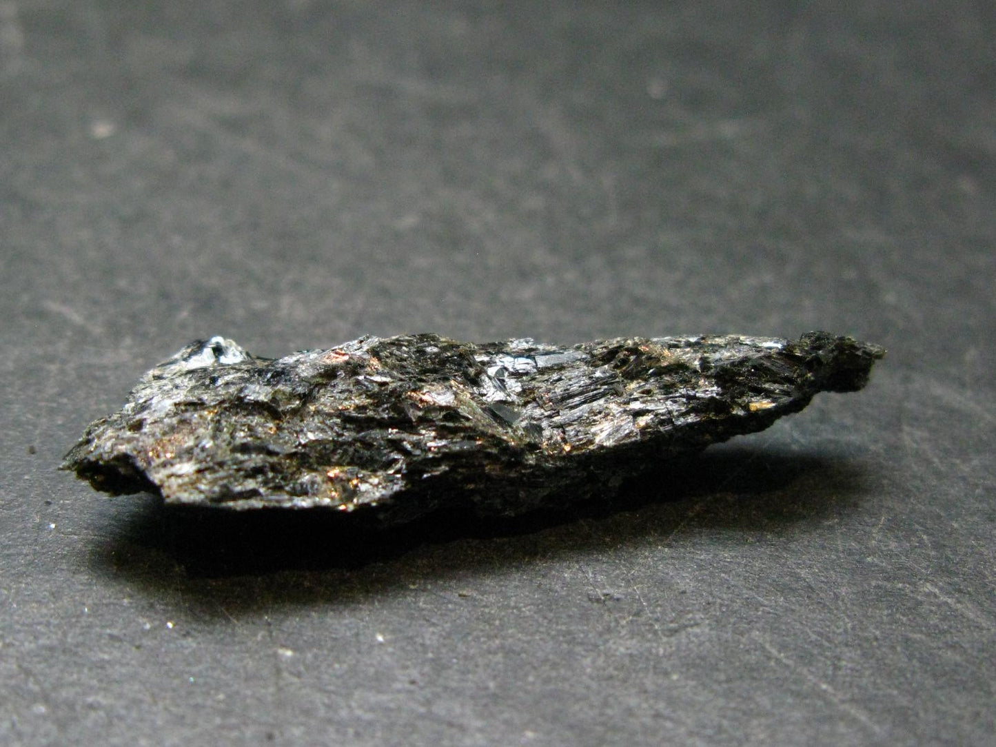 Rare Nuumite Nuummite Raw Piece From Greenland - 3.55 Grams - 1.5"