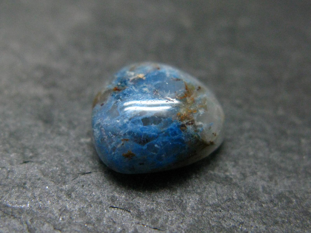 Papagoite in Quartz Cabochon from Messina S. Africa - 5.35 Carats - 12x11mm