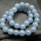 Angelite Anhydrite Genuine Bracelet ~ 7 Inches ~ 6mm Round Beads
