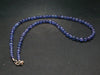 Gem Tanzanite Zoisite Necklace Beads From Tanzania - 21" - 168.2 Carats - 6mm Round Beads