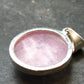 Gem Kunzite Silver Pendant From Brazil - 1.3"