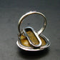 Natural Baltic Amber 925 Silver Ring - Size 10.25