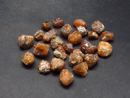 Lot of 25 Rare Spessartine Garnet Crystals From Tanzania - 43.0 Grams