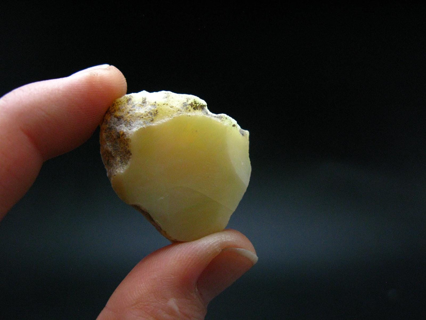 Natural Unpolished Raw Opal With Play of Color from Ethiopia - 1.2" - 9.16 Grams