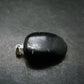 Very Rare Sterling Silver Nuumite Nuummite Pendant From Greenland - 1.2" - 6.92 Grams