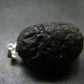 Colombianite Pseudotektite Silver Pendant from Colombia - 10.16 Grams - 1.3"