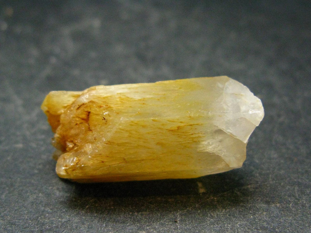 Rare Mango Quartz w/ Hallyosite Crystal From Colombia - 1.2" - 6.35 Grams