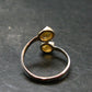 Citrine Sterling Silver Ring - Size 9 - 2.17 Grams