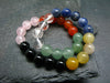 7 Chakra Genuine Bracelet ~ 7 Inches ~ 6mm Round Beads