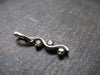 Moldavite Tektite Silver Pendant from Czech Republic - 1.0" - 1.21 Grams