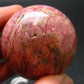 Rhodochrosite Sphere Ball from Argentina - 1.6" - 151.85 Grams