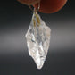 Goshenite Beryl Crystal 925 Silver Pendant From Brazil - 1.1" - 1.94 Grams