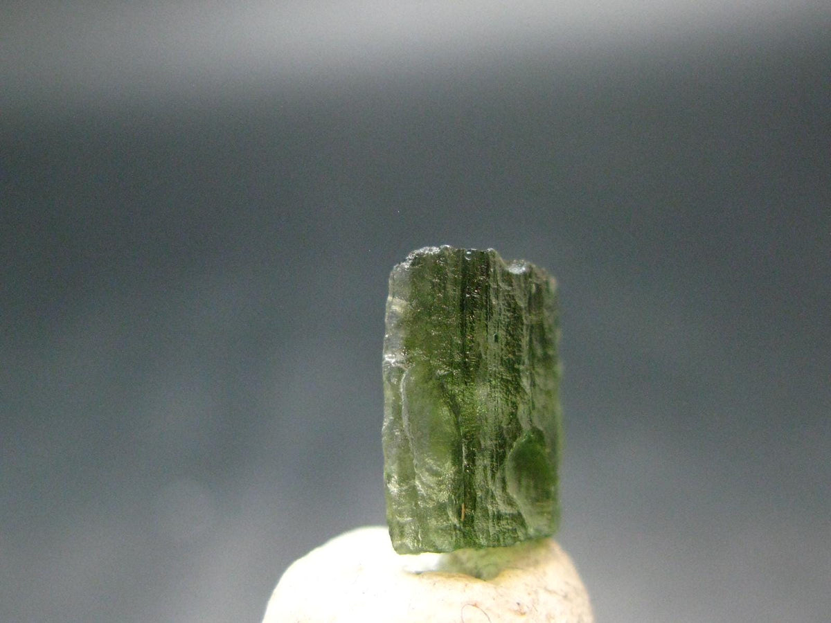 Moldavite Tektite Raw Piece from Czech Republic - 0.4" - 4.60 Carats - 0.92 Grams