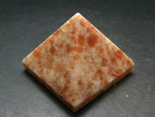 Sunstone Pyramid From India - 1.6" - 124.67 Grams