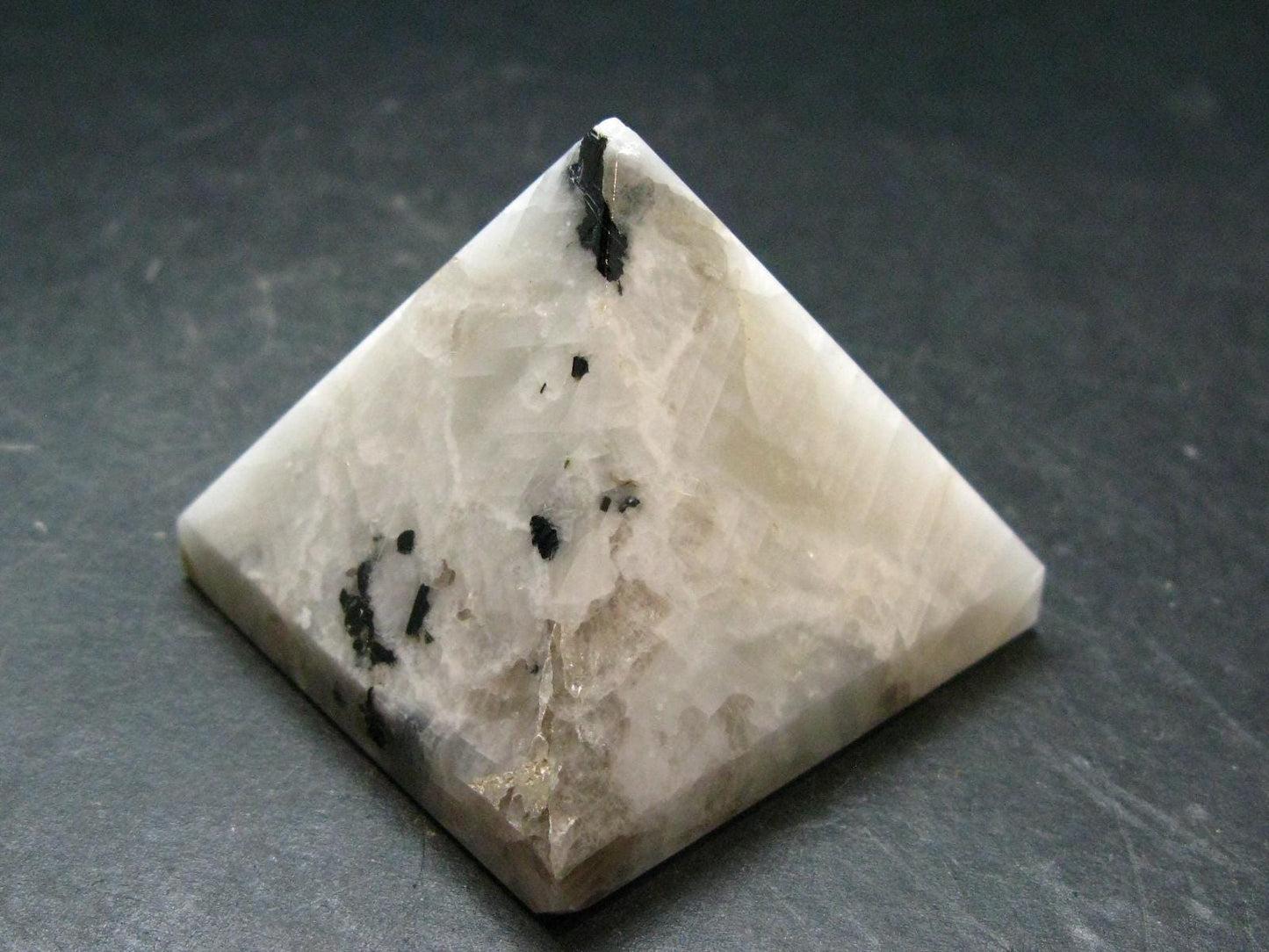 Moonstone Pyramid from India - 1.8" - 97.46 Grams
