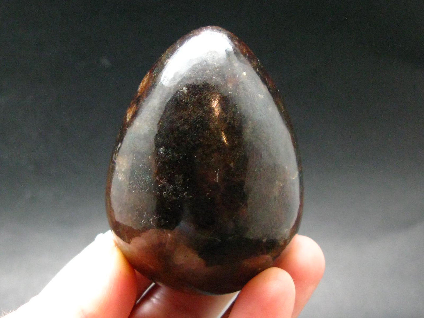 Red Garnet Almandine 2.5" Egg From India
