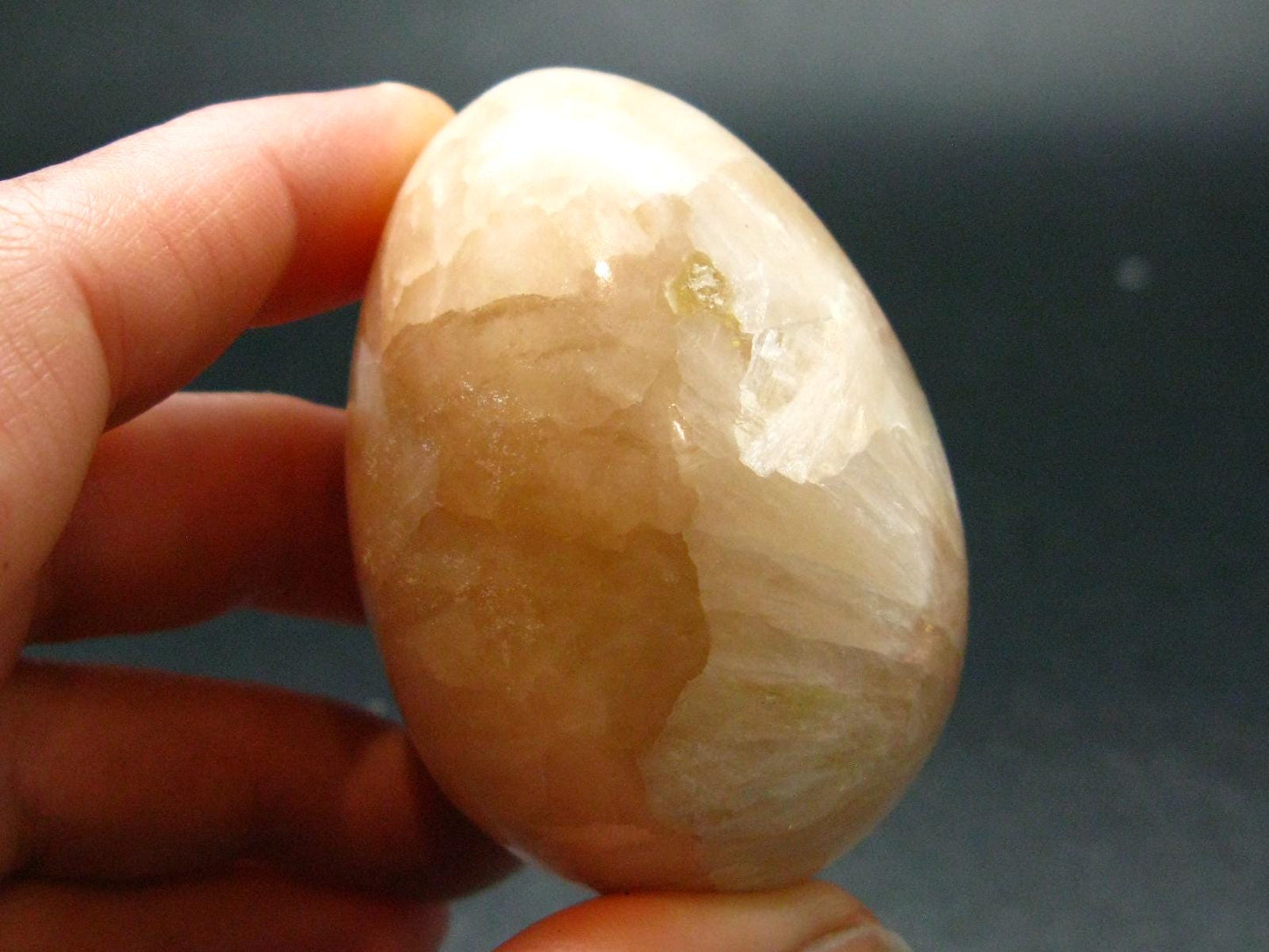 Unique Stilbite Egg From India - 2.2"