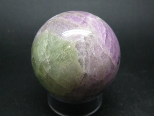 Large Multicolored Spodumene Kunzite Hiddenite Sphere Ball From Madagascar - 1.8"
