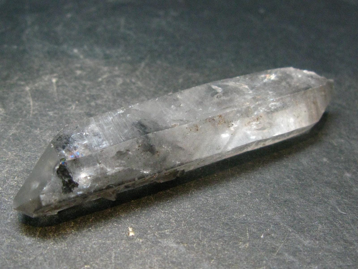 Nice Tibetan Black Quartz Tumbled Stone from Tibet - 2.9" - 26.19 Grams