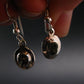 Moldavite Tektite Silver Earrings from Czech Republic - 1.90 Grams