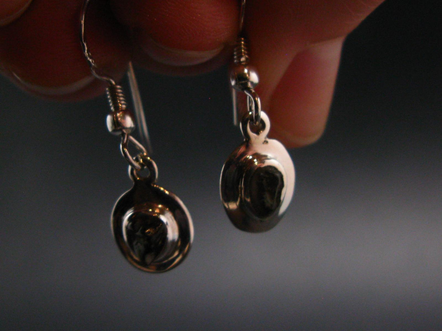 Moldavite Tektite Silver Earrings from Czech Republic - 1.90 Grams