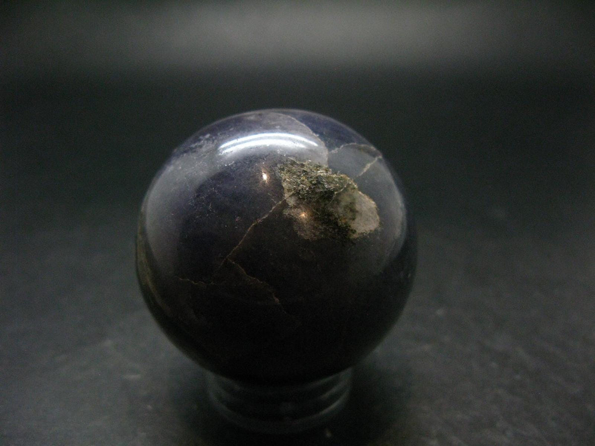 Rare Iolite Cordierite Sphere from Tanzania - 205 Grams - 2.1"