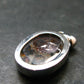 Rare Brahin Meteorite Slice With Olivine Pallasite Silver Pendant from Belarus - 1.0" - 3.0 Grams
