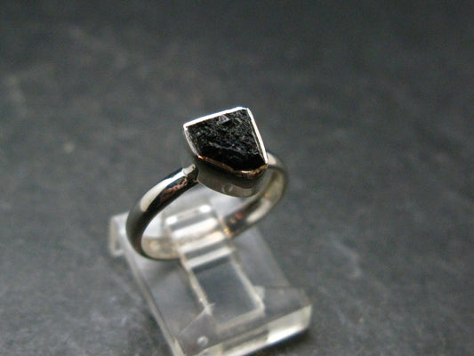 Terminated Brookite Crystal Silver Ring From Arkansas - Size 6 - 2.07 Grams