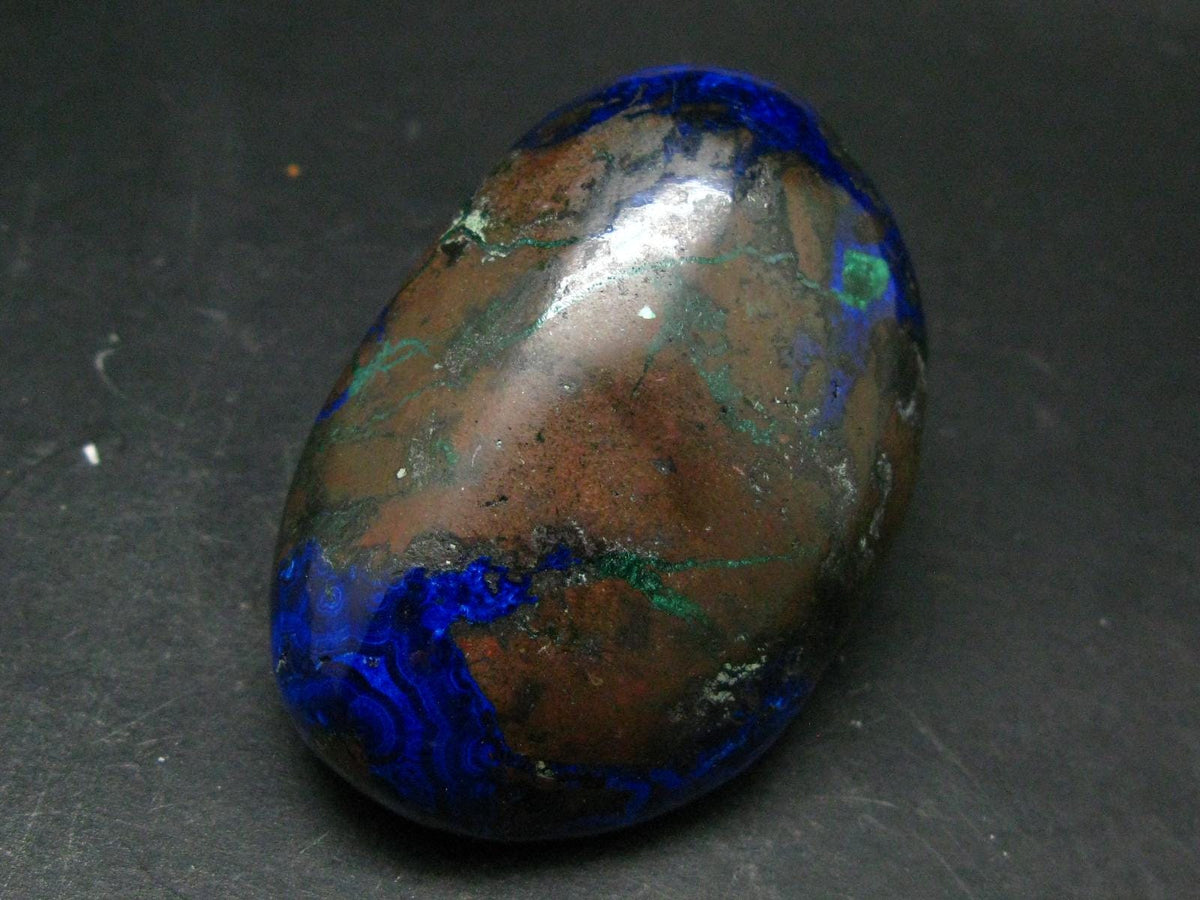Azurite Crystal Polished Stone From Russia - 2.8" - 211.20 Grams