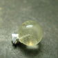 Gem Libyan Desert Glass Tektite Pendant Sterling Silver from Libya - 0.7" - 1.32 Grams