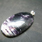 Raw Violet Kämmererite Kammererite Chrome Clinochlore Silver Pendant from Turkey - 1.6"