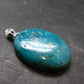 Genuine Turquoise Silver Pendant From Sleeping Beauty Arizona - 1.2" - 4.12 Grams