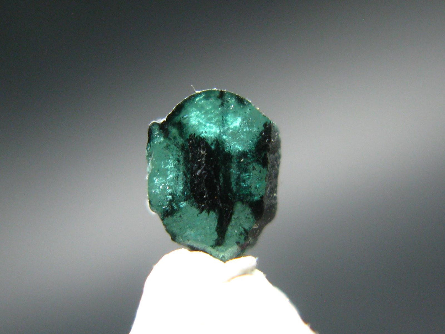 Beautiful Rare Gem Trapiche Emerald From Colombia - 0.41 Carats - 5x4mm