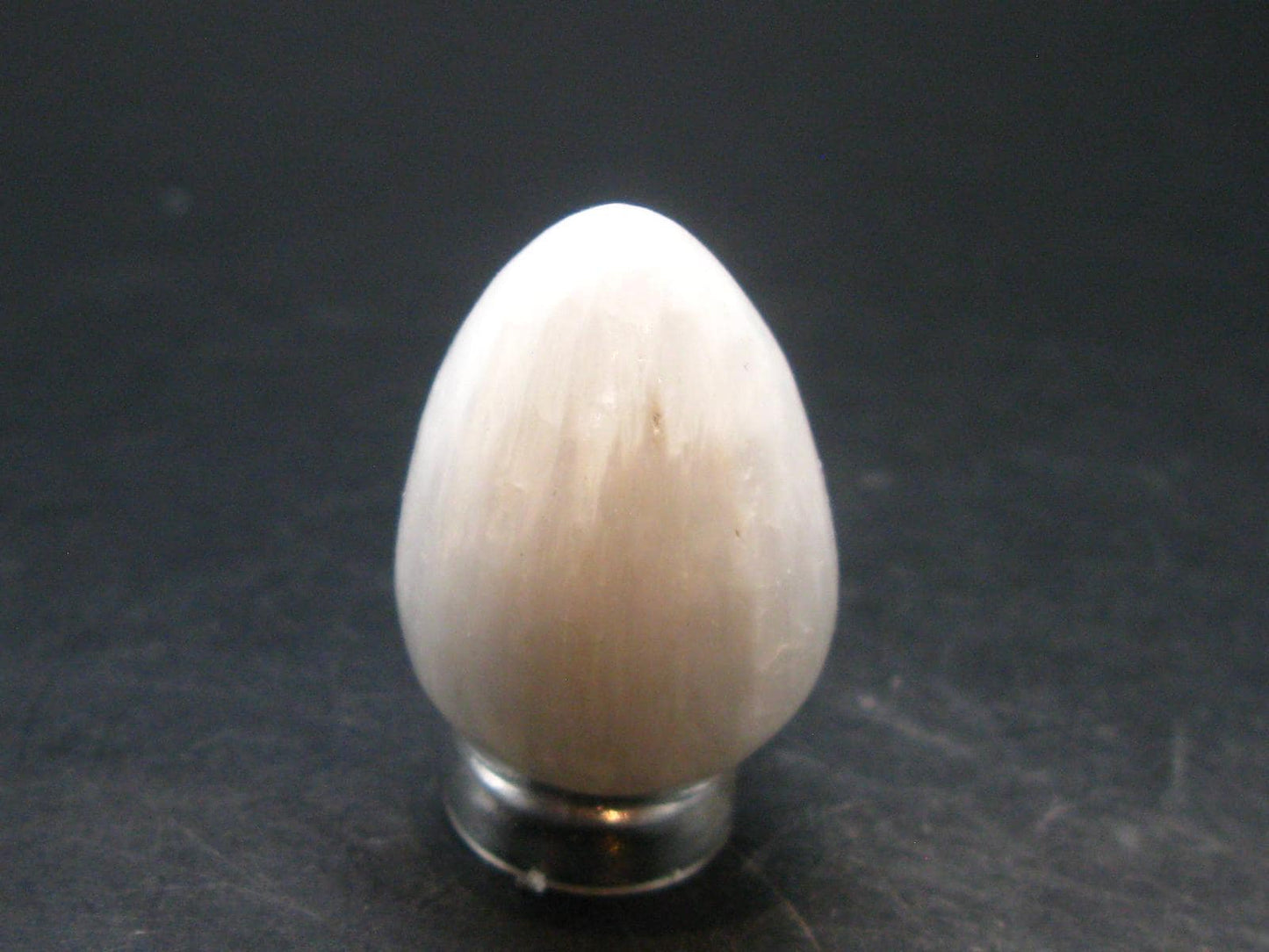 Large Scolecite Egg From India - 1.7"