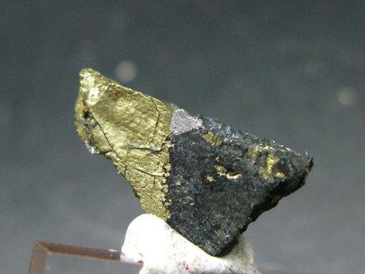 Sperrylite Crystal On Matrix From Russia - 0.7" - 1mm Crystal