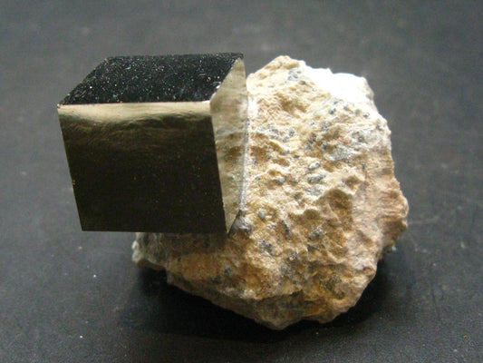 Perfect Pyrite Cube Cluster from Spain - 1.9"